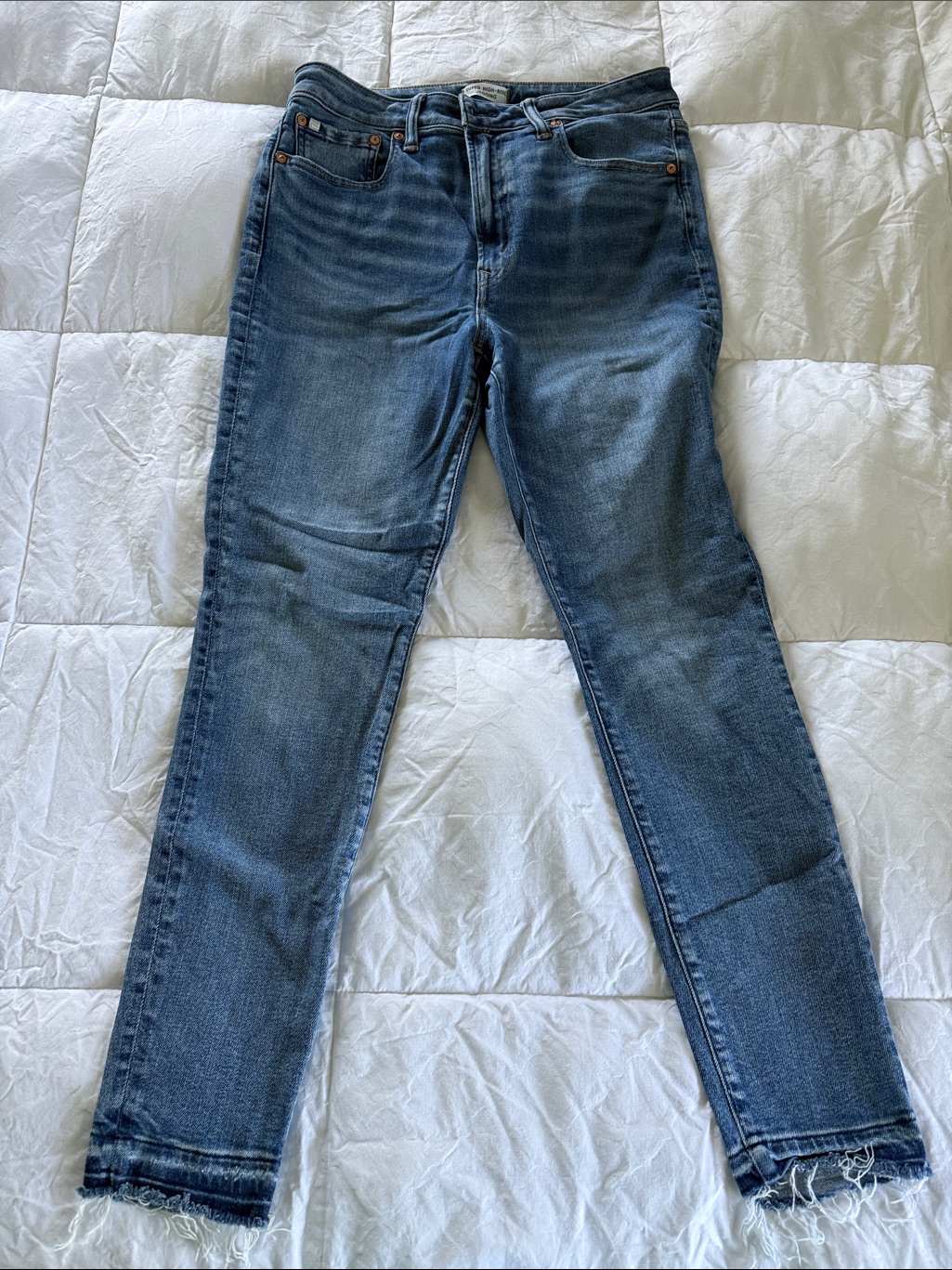 American Eagle Outfitters Women's Blue Denim Jeggings